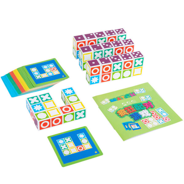 Children's Space Logical Thinking Matching Geometric Game Puzzle Children's Interactive Learning Educational Toys - Image 8