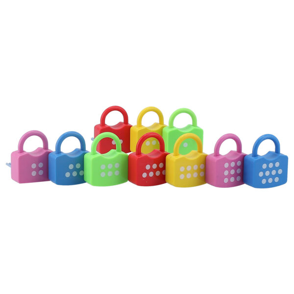 Learning Locks Alphabet Toys Educational Learning Locks Counting Toys Set for KidsNumber - Image 3