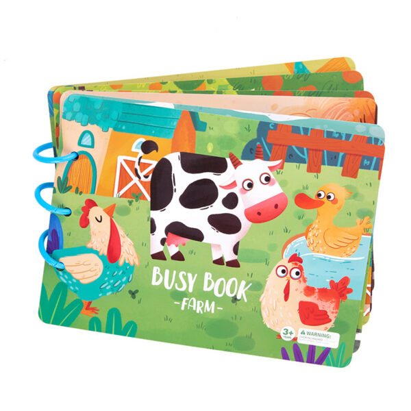 Children's Busy Book Educational Toys Repeated Paste - Image 8