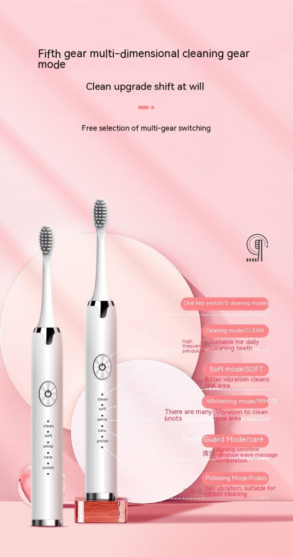 Electric Toothbrush Rechargeable Waterproof Electric Toothbrush - Image 6