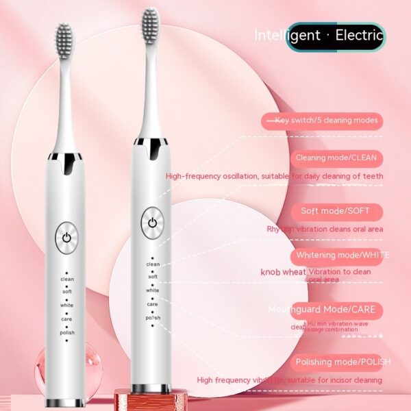 Electric Toothbrush Rechargeable Waterproof Electric Toothbrush - Image 3