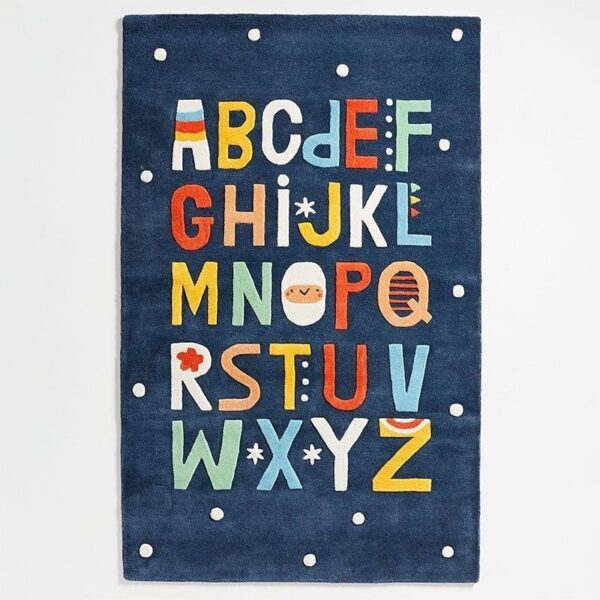 Floor Mat Cartoon Bedside Blanket Household Children's Alphabet Blanket - Image 7