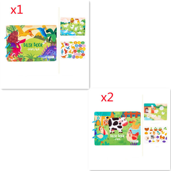 Children's Busy Book Educational Toys Repeated Paste - Image 7