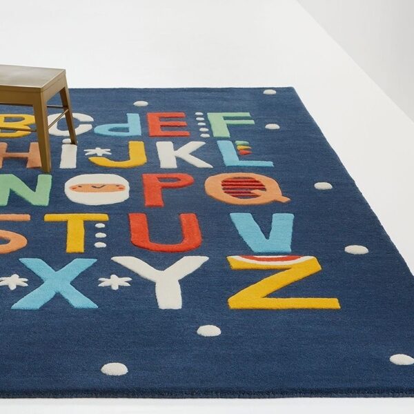 Floor Mat Cartoon Bedside Blanket Household Children's Alphabet Blanket - Image 4