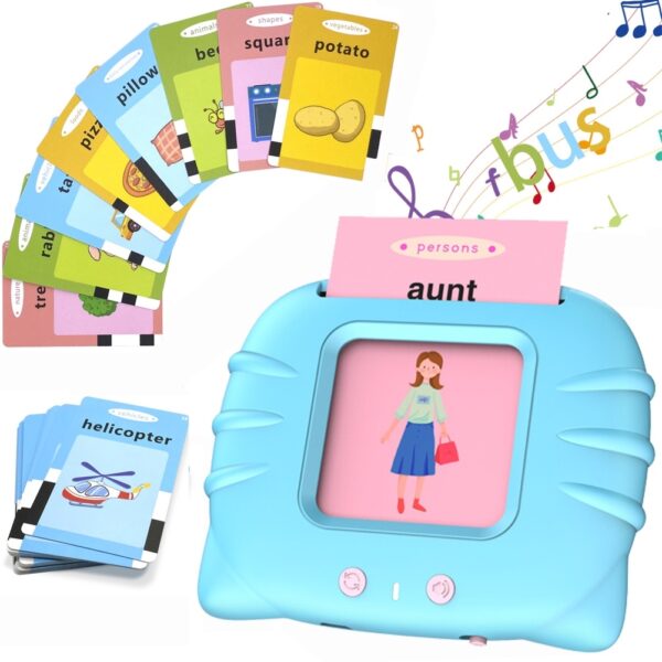 Card Type Early Education Machine Children's Cognitive English Card Early Learning Machine Electronic Interactive Toys Gift for Kids - Image 3