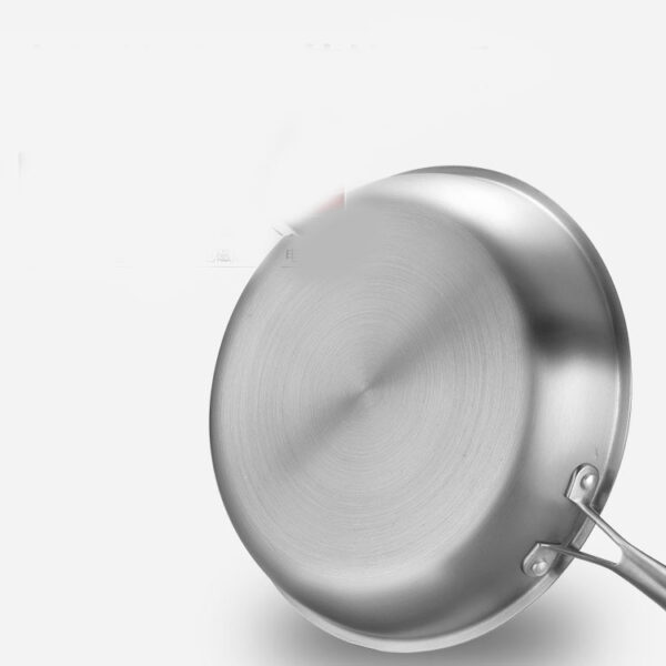 Stainless Steel Full Screen Honeycomb Frying Pan - Image 3