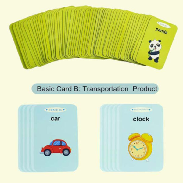 Card Type Early Education Machine Children's Cognitive English Card Early Learning Machine Electronic Interactive Toys Gift for Kids - Image 4