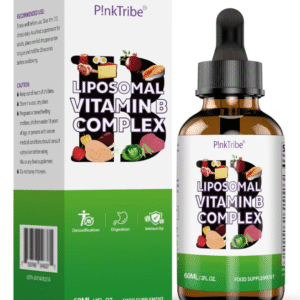 Liposomal Vitamin B Complex Liquid - High Strength B-Vitamin Complex Drops, Supports Immune System and Energy Levels, 60ml (Pack of 1)