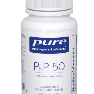 Pure Encapsulations - P5P 50 - Activated Vitamin B6 - Pyridoxal-5'-Phosphate Tiredness and Fatigue Supplement - 60 Capsules