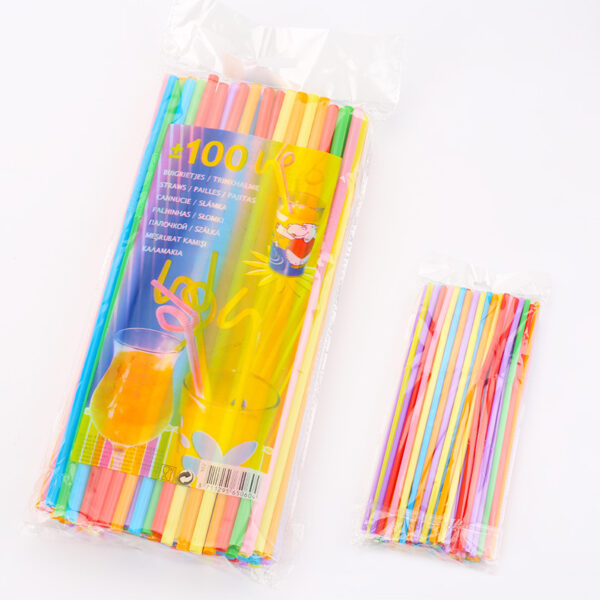 Disposable Plastic Straw Bending DIY Shape Straw Creative Straw - Image 6