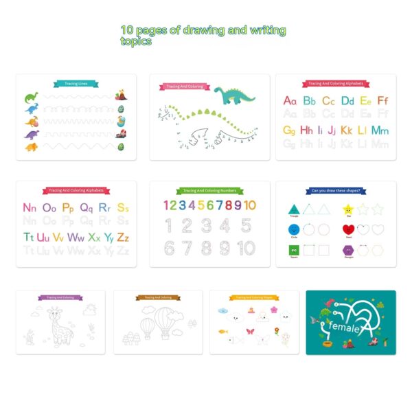 Dinosaur Theme Busy Book Busy Book Children's Toy Book Early Education - Image 7