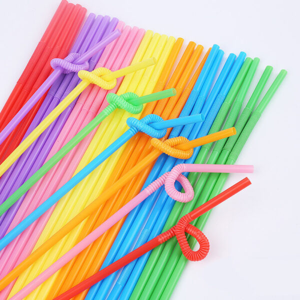Disposable Plastic Straw Bending DIY Shape Straw Creative Straw - Image 8
